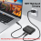 4K60TYPE-C naar HDMI-compatibel + TYPE-C-ondersteuning Heterodyne 5