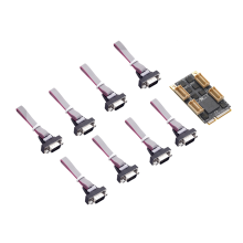 Mini PCIE Express 8 sarjaporttien ohjainkortti