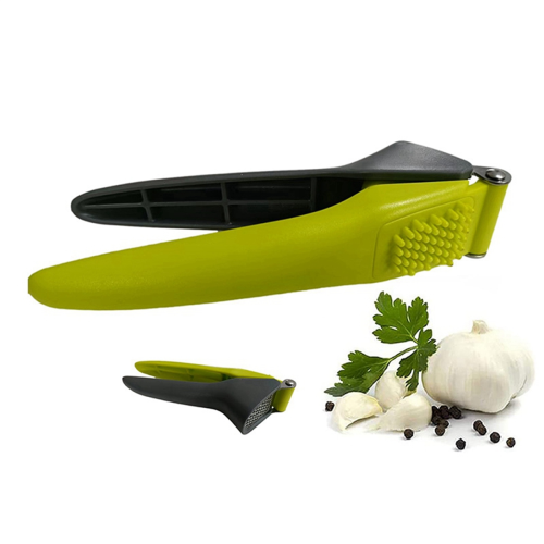 Garlic Press - Ergonomic Garlic Crusher for Easy Crushing & Peeling 1