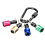 4 peças de haste de conversão de bits com cabo hexagonal colorido de 1/4 polegadas tipo chaveiro 1