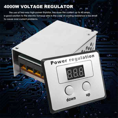 Θερμοσίφωνας Μικρών Μοτέρ 4000W 220V AC SCR Ρυθμιστής Τάσης Dimmer 1