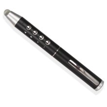 2,4 GHz draadloze presentator presentatie clicker pagina-omslaande pen zwart