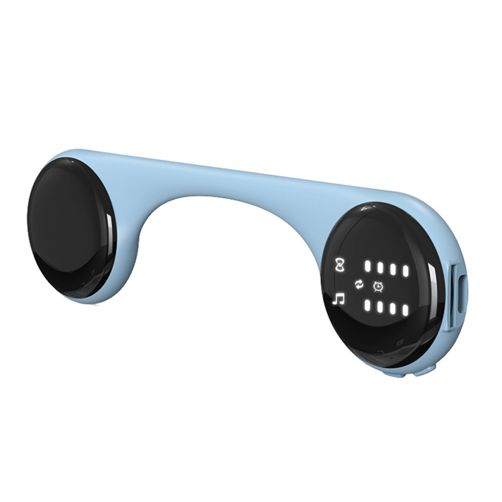 White/Blue Bone Conduction Bluetooth Speaker Noise Sleep Aid Box