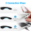 Leitor de código de barras Bluetooth portátil C70 Express Scanner azul 2