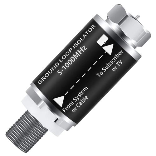Isolador de Loop de Terra - Transformador de Isolamento de Áudio para TV a Cabo