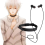Fone de ouvido de anime com bluetooth e colar de cosplay 2