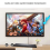 Multivisualizador compatível com HDMI 1080P 16x1 com tela de 8, 10 e 16 polegadas, plugue UE 3