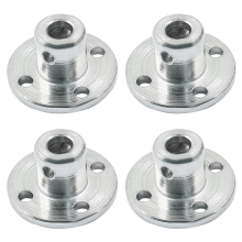 4 Pcs 5mm Metal Flange Shaft Coupling Rigid Flange Coupling