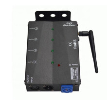 4 Way Wireless Separate DMX512 Splitter Distributor DMX512 EU PLUG