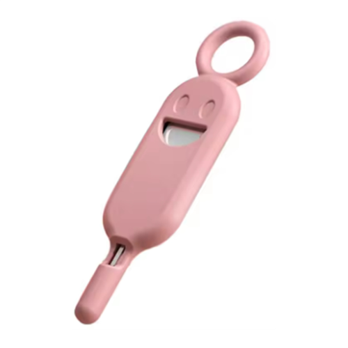 Portable SIM Card Removal Pin Anti-Lost Set Smile Pattern 2