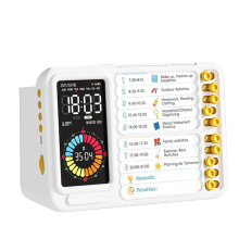Visuele timer voor kinderen en volwassenen, ADHD-timer met planningsbord