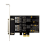 Κάρτα Ανύψωσης PCIE Παράλληλης Θύρας DB25 25Pin Κάρτες Ελέγχου Επικοινωνίας 3