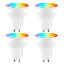 Tuya GU10 Smart LED Bulb Dimmable 5W AC200-240V 4PCS