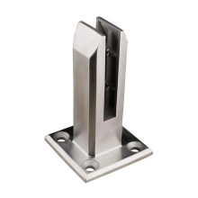 Braçadeira de aço inoxidável 304 para painel de vidro, cerca de piscina, suporte de escada