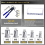 Pressure Rivet Nut Tool Kit, 430Pcs Metric Rivet Nut Combination, B 2