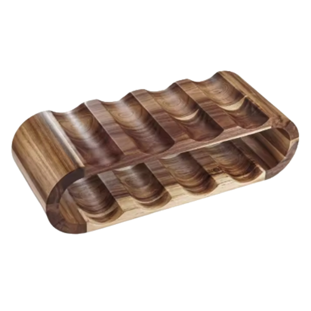 Double Layered Wine Rack Wine Bottle Display Rack Ornaments-image-OPC-PJ8NY2Q-NEW