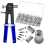 Pressure Rivet Nut Tool Kit, 430Pcs Metric Rivet Nut Combination, A 1