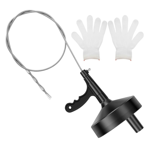 Ferramenta para desentupir ralos de cozinha e remover pelos