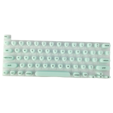 Silicone Keyboard Film Protective Cover Portable Easy Typing Green
