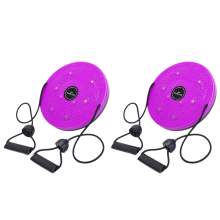 Tabla de equilibrio para fitness con disco giratorio de cintura Twister Magnet, color morado