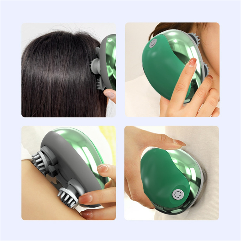 NeznaäKovã© Rechargeable Multi-Claw Head Massager Full Body Kneading Vibration
