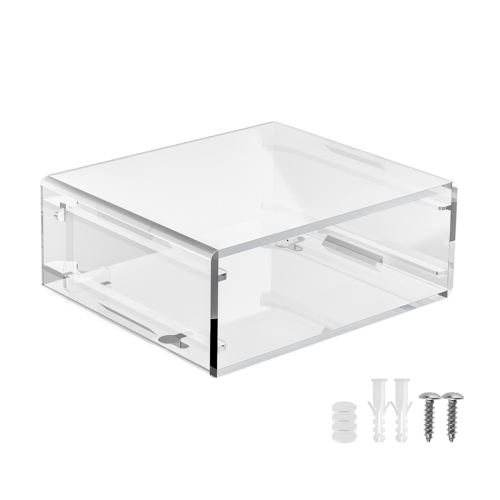 Acrylic Case Stand for Mac Mini M4 Under-Desk Wall Storage Stand 1