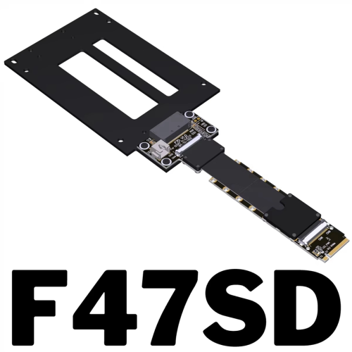 F47SD M.2 NVMe to E1.S/E3.S SSD Extension Cable 2