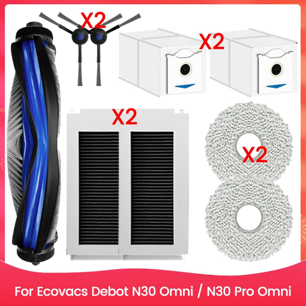 9 Pezzi Di Filtro Spazzola Per Aspirapolvere Per Parti Ecovacs Debot N30-image