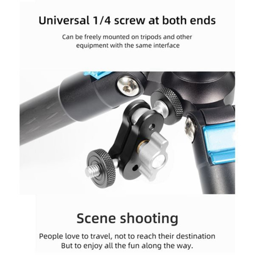 Double Ball Camera Magic Arm Adjustment Load 2kg Aluminum Alloy 2