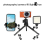 Double Ball Camera Magic Arm Adjustment Load 2kg Aluminum Alloy 5