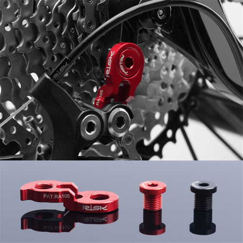 RISK Rear Derailleur Extender Bicycle Frame Gear Link Extension Red 2