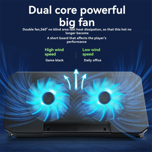 Laptop Cooler Fan with USB Adjustable Angle B 2