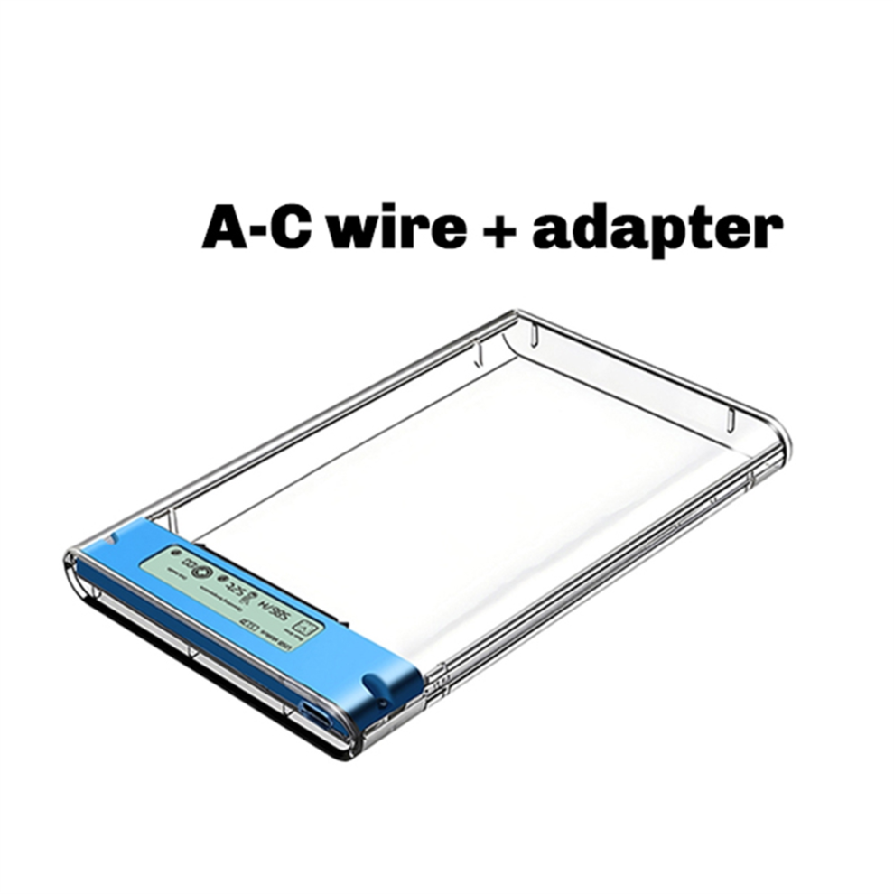 Usb3.2 External Hdd Case 5Gbps 2.5 Inch Transparent Hard Disk Case A 4713132176074