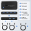 Σταθμός σύνδεσης USB 3.0 KVM Switcher Hub 2 Εκτυπωτής κοινής χρήσης υπολογιστή 4