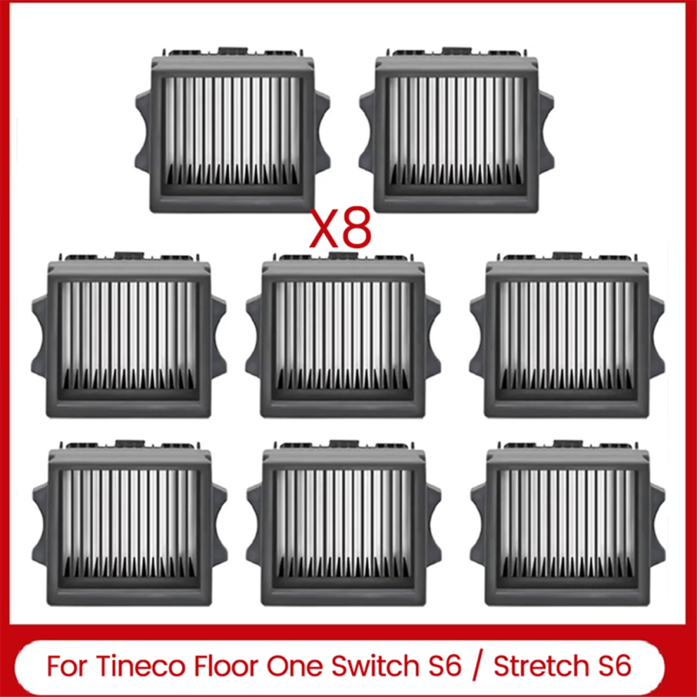 Filtro Hepa Da 8 Pezzi Per Tineco Floor One Switch S6 Stretch S6