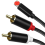 Διαχωριστής USB L σε 2 RCA Y για καλώδιο σύνδεσης ήχου iPhone 6 2 μέτρων 5