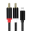 Διαχωριστής USB L σε 2 RCA Y για καλώδιο σύνδεσης ήχου iPhone 6 2 μέτρων 1