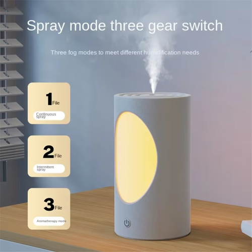 Rechargeable 600ml Portable Aroma Diffuser with Colorful LED Lights 1