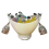 Ice bucket with Bluetooth speaker, light bar, portable wine bucket. 1