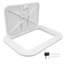 Boat Deck Access Hatch with Lid ABS Anti Aging