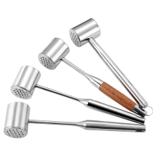 Meat hammer, steak tenderizer, household, kitchen, restaurant tool.