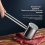 Meat hammer, steak tenderizer, household, kitchen, restaurant tool. 4