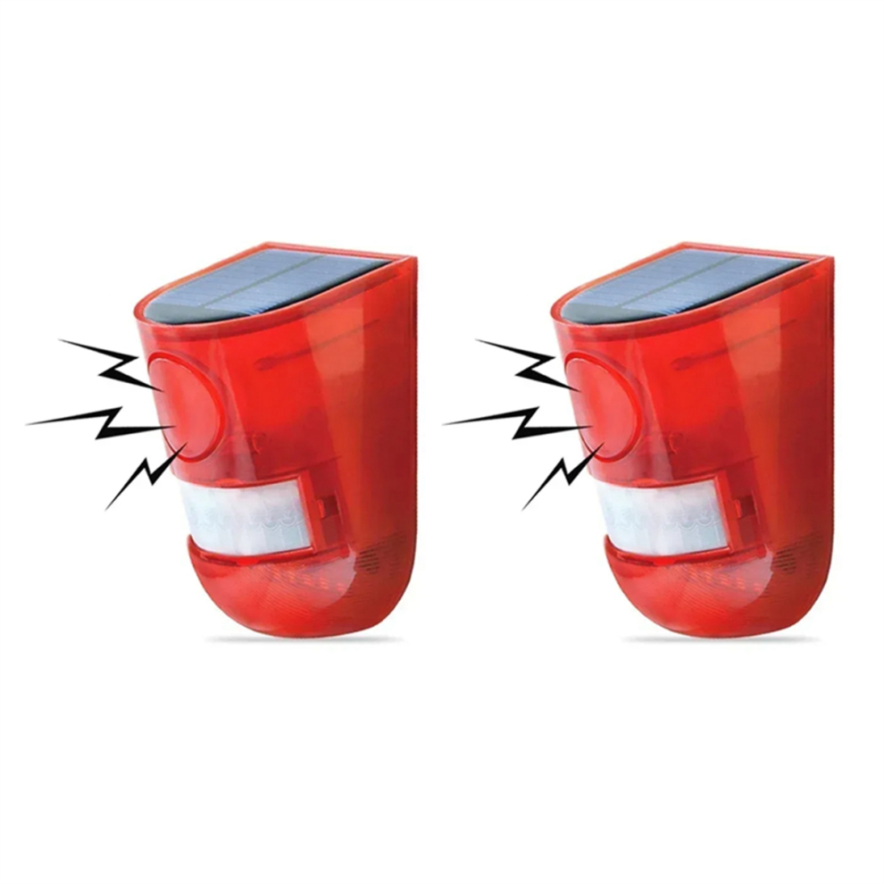 Solar Motion Sensor Alarm For Home Garden Garage Shed Caravan 4713132147517