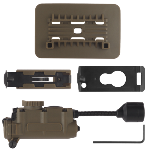 Helmet Lamp Tactical Strobe Light IR Head-IFF Light LT-11 Tan 2