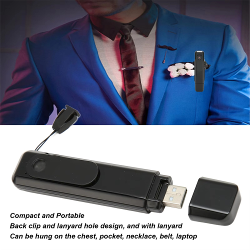 Mini Camera HD 1080P Wearable Noise Reduction Recorder Camera 1
