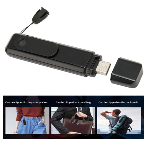 Mini Camera HD 1080P Wearable Noise Reduction Recorder Camera 2