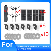 25 Stück für Dreame L10s Ultra Gen 2 Roboterstaubsauger, Hauptseitenbürste