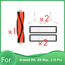 5 accessoires pour aspirateur robot Dreame D9/L10 Pro