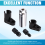 Car Oxygen Sensor Socket Offset Wrench Set 22MM Sockets 7