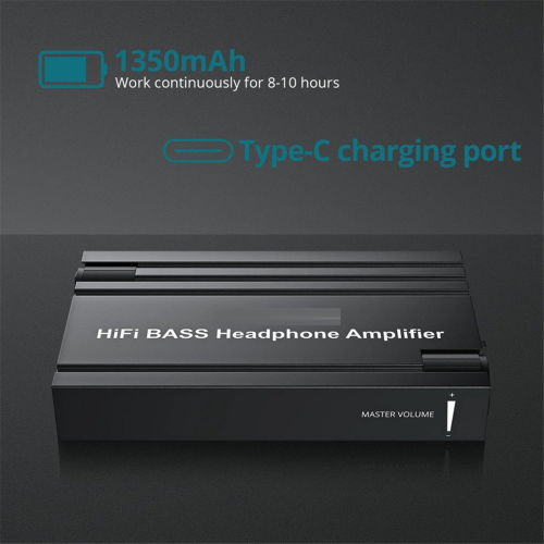 Ενισχυτής ακουστικών HiFi BASS Φορητός ενισχυτής ακουστικών 3,5 χιλ. 1